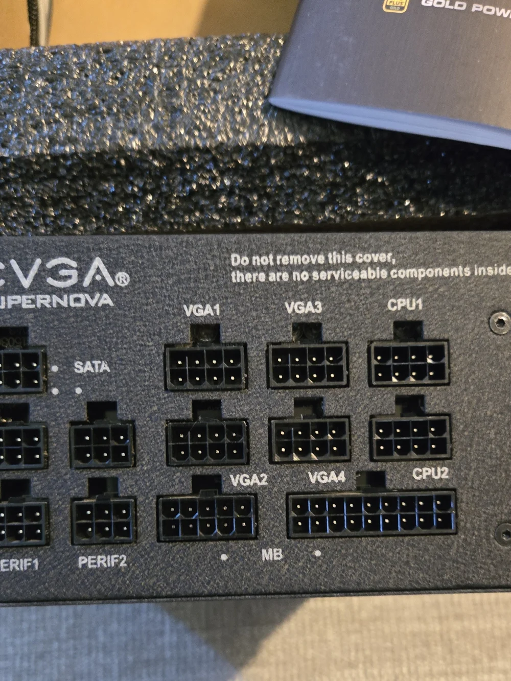 EVGA SuperNOVA 750 G+ Power Supply - Black W Various Cables